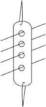 Abb 9A DamastLitze mit vier Litzenaugen Abb 9B Normale einaugige Litze - фото 122