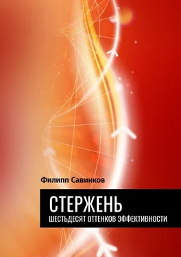 Филипп Савинков Стержень. Шестьдесят оттенков эффективности обложка книги