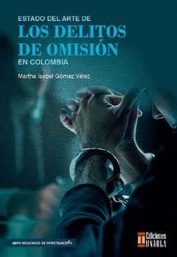 Martha Isabel Gómez Vélez Estado del arte de los delitos de omisión en Colombia обложка книги