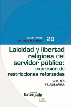 Carol Inés Villamil Ardila Laicidad y libertad religiosa del servidor público: expresión de restricciones reforzadas обложка книги