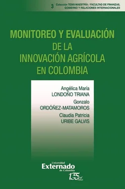 Angélica María Londoño Triana Monitoreo y evaluación de la innovación agrícola en Colombia обложка книги