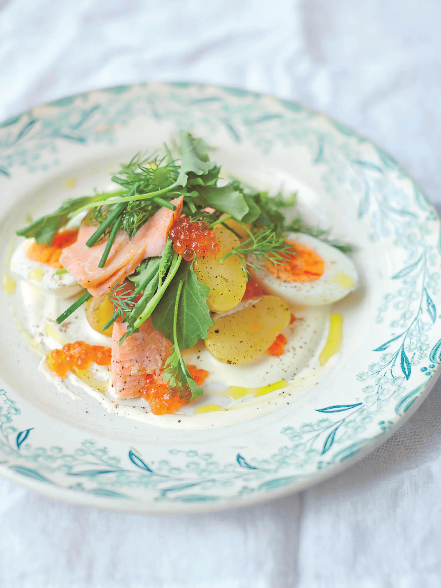 Salat von Melone Blaubeere Feta mit Ingwer Minze Ja ich liebe Salate - фото 19