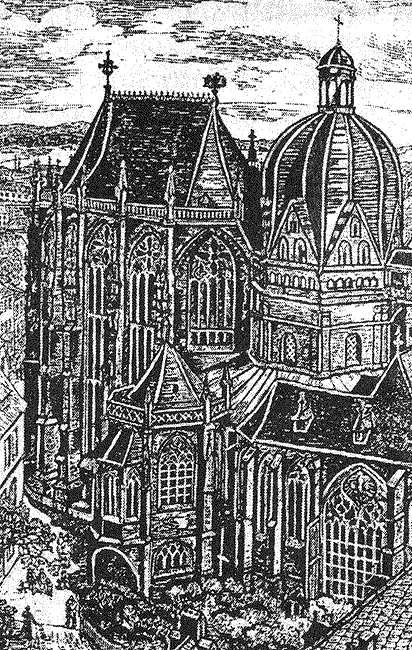 Рис 10 Старое изображение Аахенского Дома Каждый посетитель входящий - фото 10