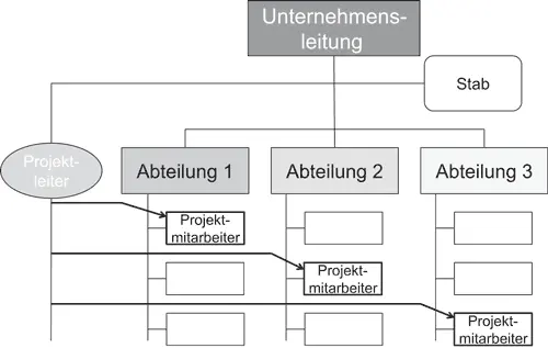 Bild vergrößern 48 Im Unterschied zur autonomen Projektorganisation zeichnet - фото 4