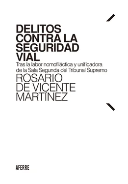 Rosario De Vicente Martínez Delitos contra la seguridad vial обложка книги