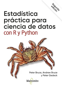 Peter Bruce Estadística práctica para ciencia de datos con R y Python обложка книги