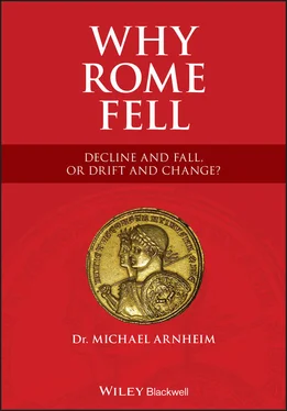 Michael Arnheim Why Rome Fell обложка книги