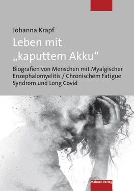 Johanna Krapf Leben mit kaputtem Akku обложка книги