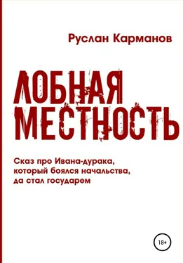 Руслан Карманов Лобная местность обложка книги