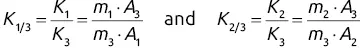 Given that m i C i V then the following equations for K 13and K 23are - фото 77