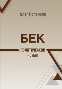 Олег Попенков Бек: политический роман обложка книги