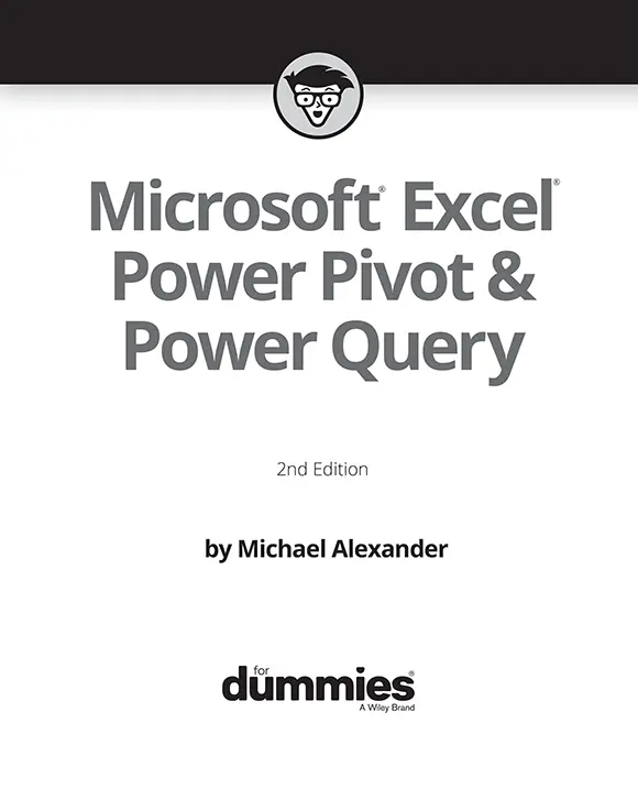 Microsoft Excel Power Pivot Power Query For Dummies 2nd Edition - фото 1