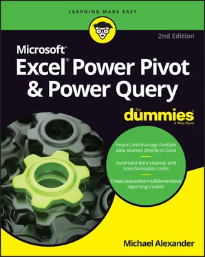 Michael Alexander Excel Power Pivot & Power Query For Dummies обложка книги