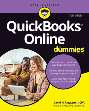 David H. Ringstrom QuickBooks Online For Dummies обложка книги