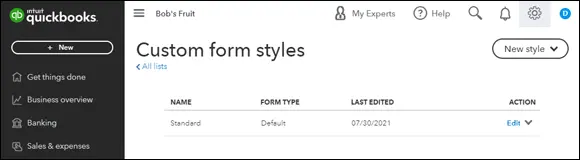 FIGURE 319Use this page to edit an existing form style or set up a new form - фото 76