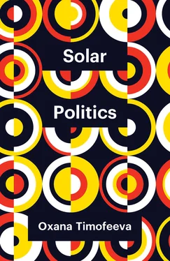 Oxana Timofeeva Solar Politics обложка книги