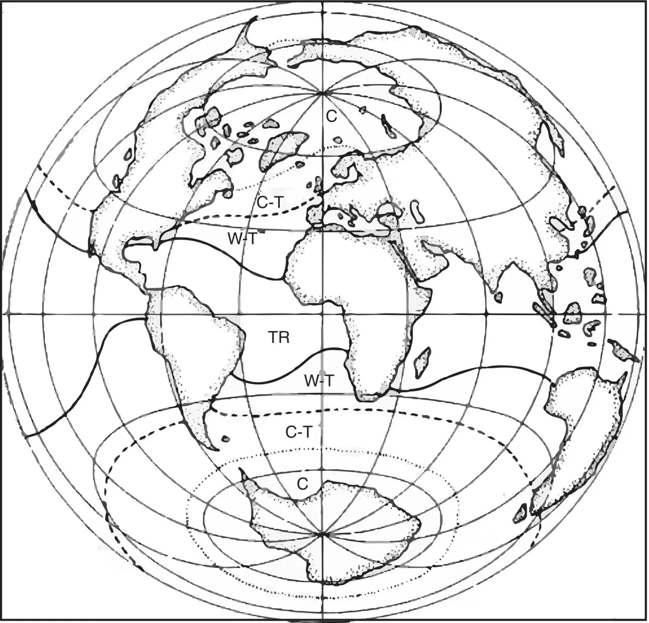 Figure 336 The four major temperate zones of the ocean surface The Tropical - фото 114
