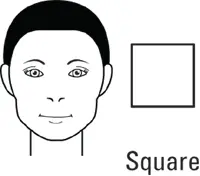 Overly strong forehead jawline and chin Face is equal length and width Add - фото 47