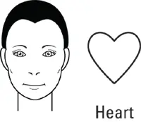 Wide forehead and narrow chin Cut a sideswept bang retain enough length to - фото 45