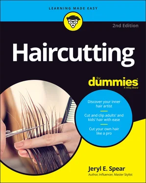 Jeryl E. Spear Haircutting For Dummies обложка книги