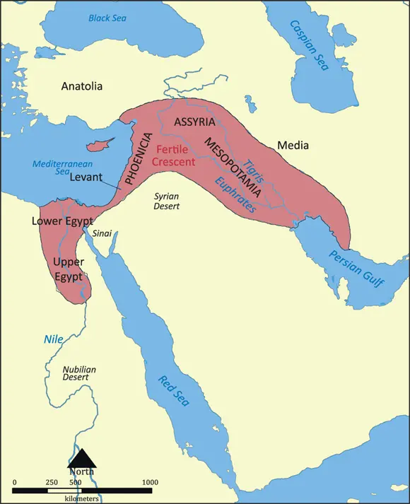 Nafsadh Wikimedia Commons CC BY SA 40 FIGURE 11The Fertile Crescent - фото 11