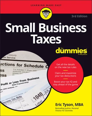 Eric Tyson Small Business Taxes For Dummies обложка книги