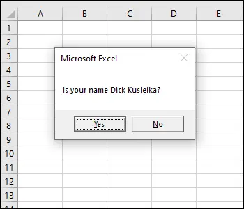 FIGURE 34The GuessName procedure displays this dialog box When you enter the - фото 44
