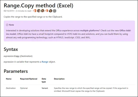 FIGURE 43An example from VBAs Help system Using the Object Browser The - фото 64