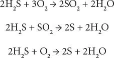 The conversion can be achieved by reacting the hydrogen sulfide gas directly - фото 13