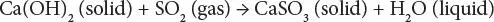 When wet scrubbing with a magnesium hydroxide MgOH 2 slurry the reaction - фото 19