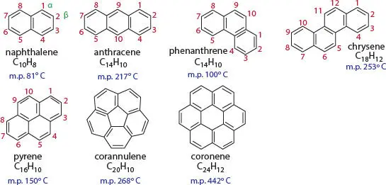 Figure A3Examples of aromatic hydrocarbons showing the alternating double - фото 63