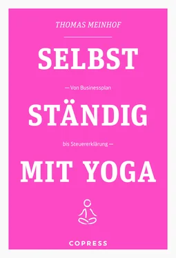 Thomas Meinhof Selbstständig mit Yoga обложка книги