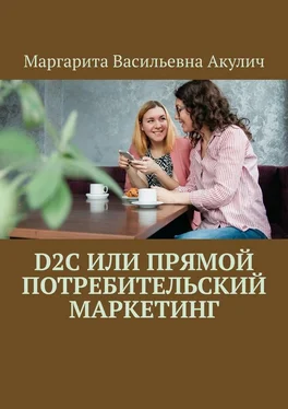 Маргарита Акулич D2C или прямой потребительский маркетинг обложка книги