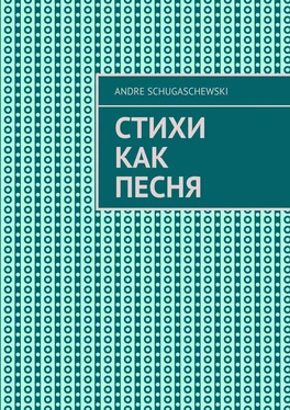 Andre Schugaschewski Стихи как песня обложка книги