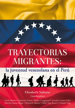 Elizabeth Salmón Trayectorias migrantes: la juventud venezolana en el Perú обложка книги