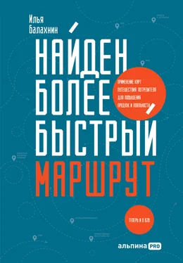 Илья Балахнин Найден более быстрый маршрут. Применение карт путешествия потребителя для повышения продаж и лояльности. Теперь и в B2B обложка книги