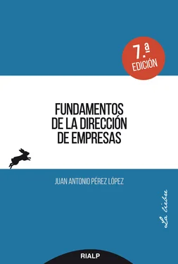Juan Antonio Pérez López Fundamentos de la dirección de empresas обложка книги