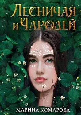 Марина Комарова Лесничая и чародей обложка книги