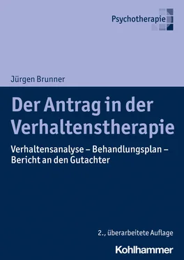 Jürgen Brunner Der Antrag in der Verhaltenstherapie обложка книги