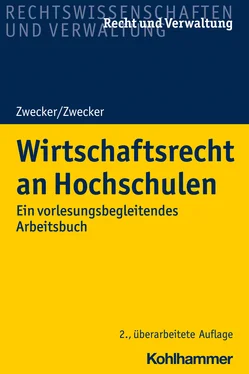 Kai-Thorsten Zwecker Wirtschaftsrecht an Hochschulen обложка книги