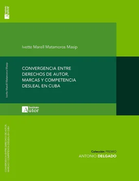 Ivette Marell Matamoros Masip Convergencia entre derechos de autor, marcas y competencia desleal en Cuba обложка книги