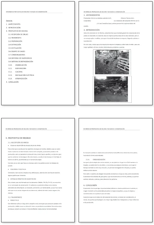 72 Normas y formato del informe Se utilizarán frases breves y claras en la - фото 108