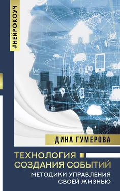 Дина Гумерова Технология создания событий: методики управления своей жизнью обложка книги