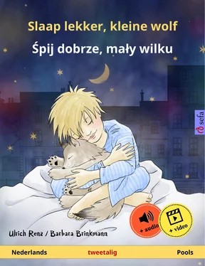 Ulrich Renz Slaap lekker, kleine wolf – Śpij dobrze, mały wilku (Nederlands – Pools) обложка книги