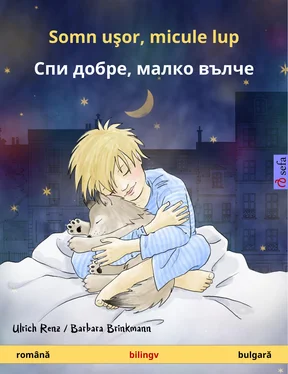Ulrich Renz Somn uşor, micule lup – Спи добре, малко вълче (română – bulgară) обложка книги