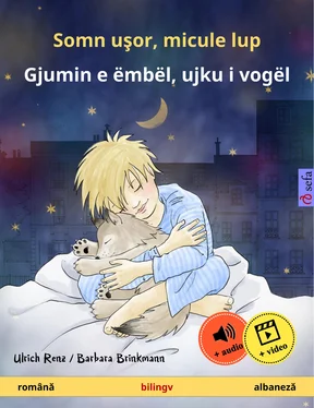 Ulrich Renz Somn uşor, micule lup – Gjumin e ëmbël, ujku i vogël (română – albaneză) обложка книги