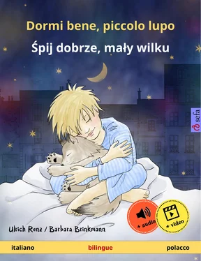 Ulrich Renz Dormi bene, piccolo lupo – Śpij dobrze, mały wilku (italiano – polacco) обложка книги