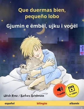 Ulrich Renz Que duermas bien, pequeño lobo – Gjumin e ëmbël, ujku i vogël (español – albanés) обложка книги