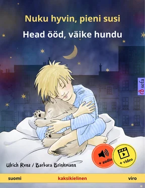 Ulrich Renz Nuku hyvin, pieni susi – Head ööd, väike hundu (suomi – viro) обложка книги