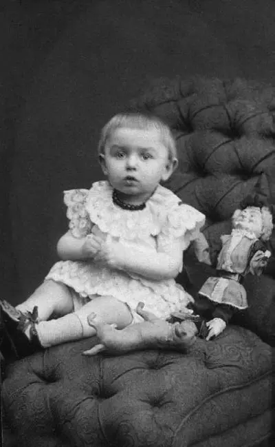 Владимир Павлов Воля в возрасте 1 года 1885 г Фотография Otto Hach Лейпциг - фото 65